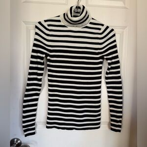 Ann Taylor Loft cotton striped sweater